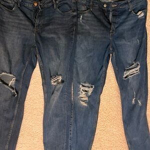 TWO PAIRS Old Navy Rockstar Super Skinny